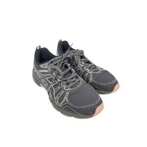Asics Gel Venture 7 1012B041 Women's Running Sneakers Black/Pink Size 8.5